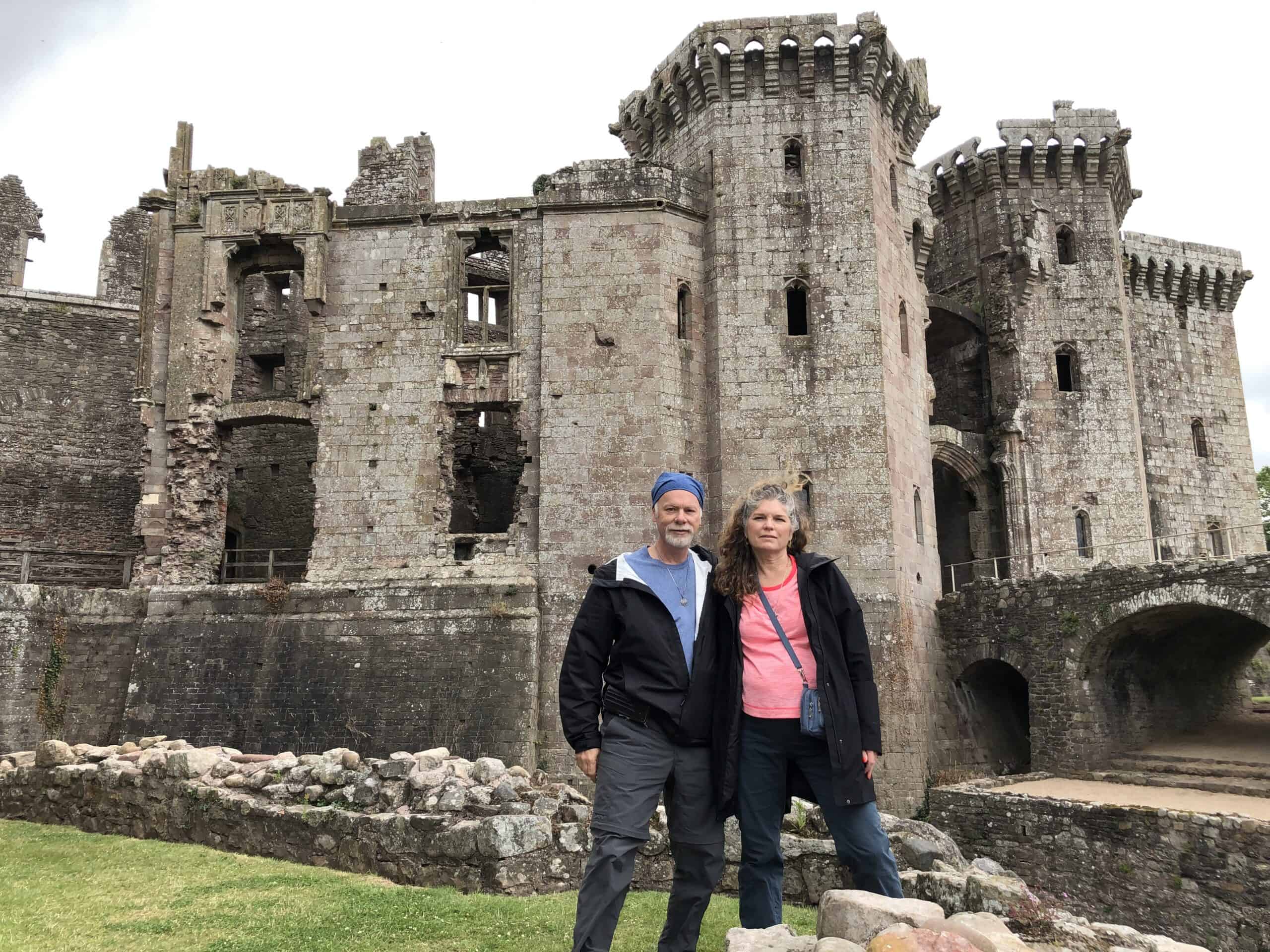 We're tracing Welsh ancestry in Raglan. The Places Where We Go visit Raglan Castle.