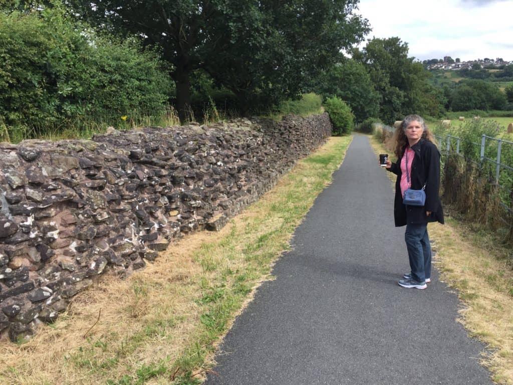 Caerleon ancient Roman wall