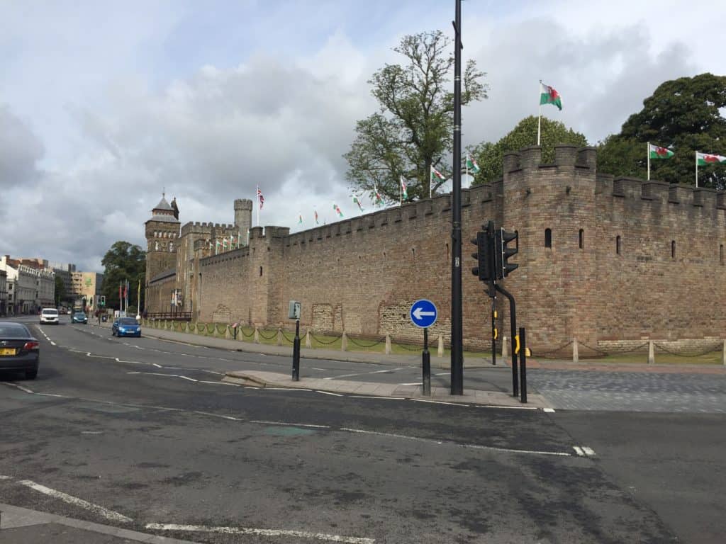 Exterior view of Cardiff Castle