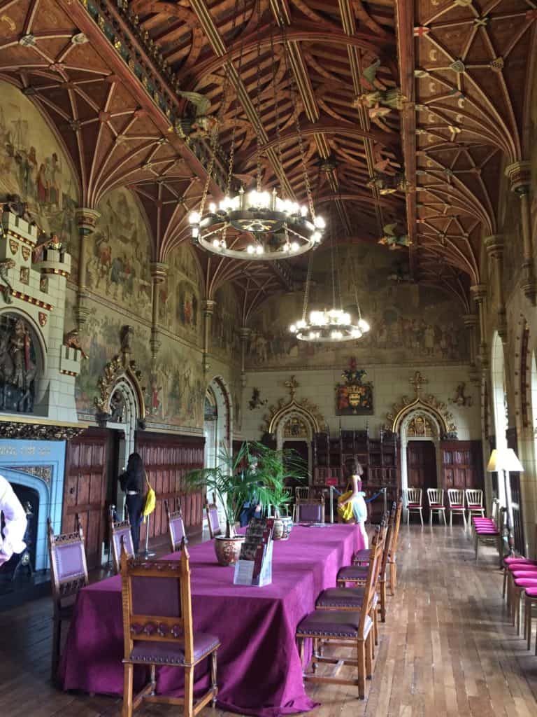 Cardiff Castle dining room