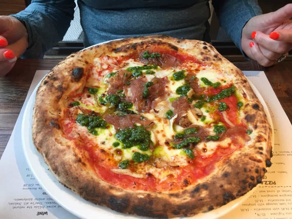 Franco Manca Carmelized Onion Pizza