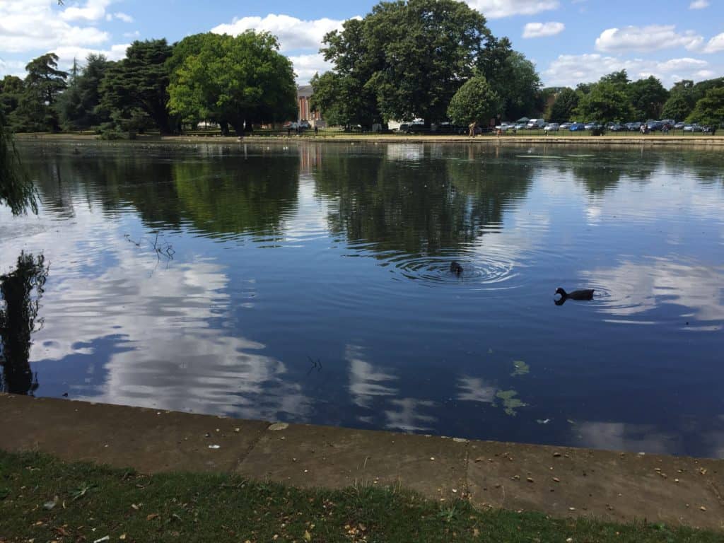Lake at Osterley House and Park