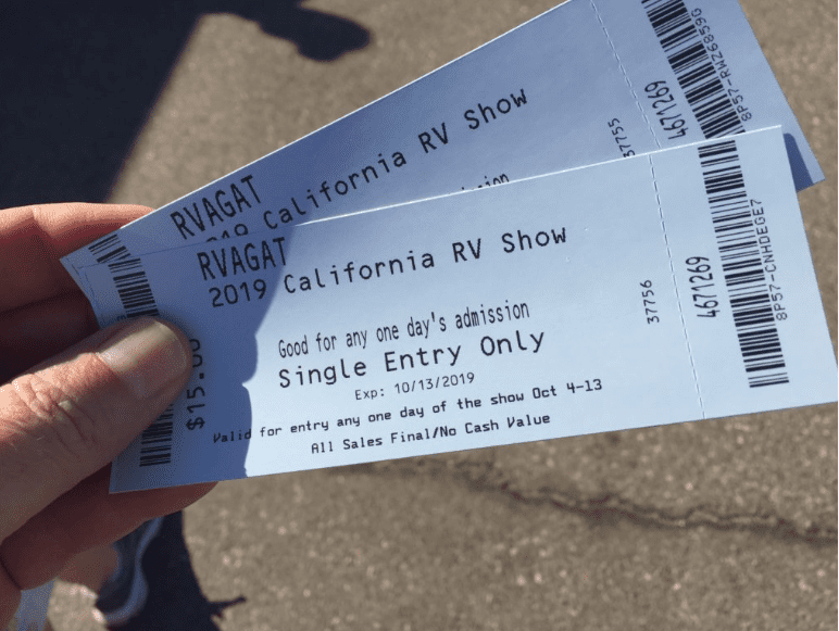 California RV Show 2019 Tickets