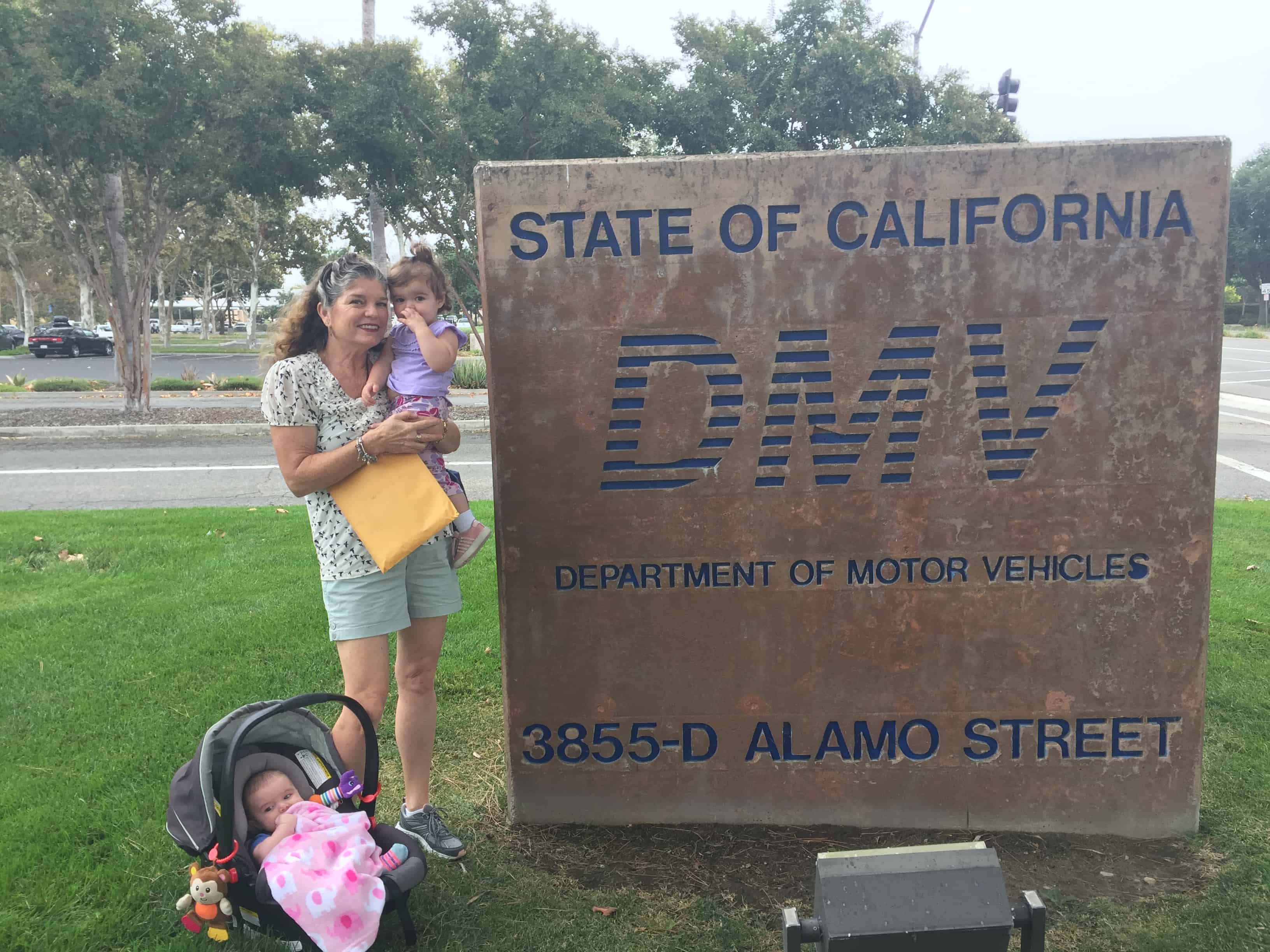 Sign for California DMV, Simi Valley