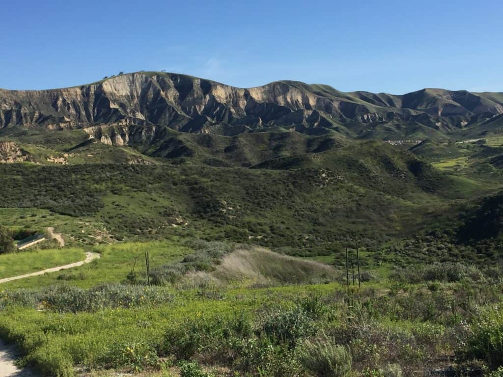 View from Big Sky trail in Simi Valley of Whiteface mountain