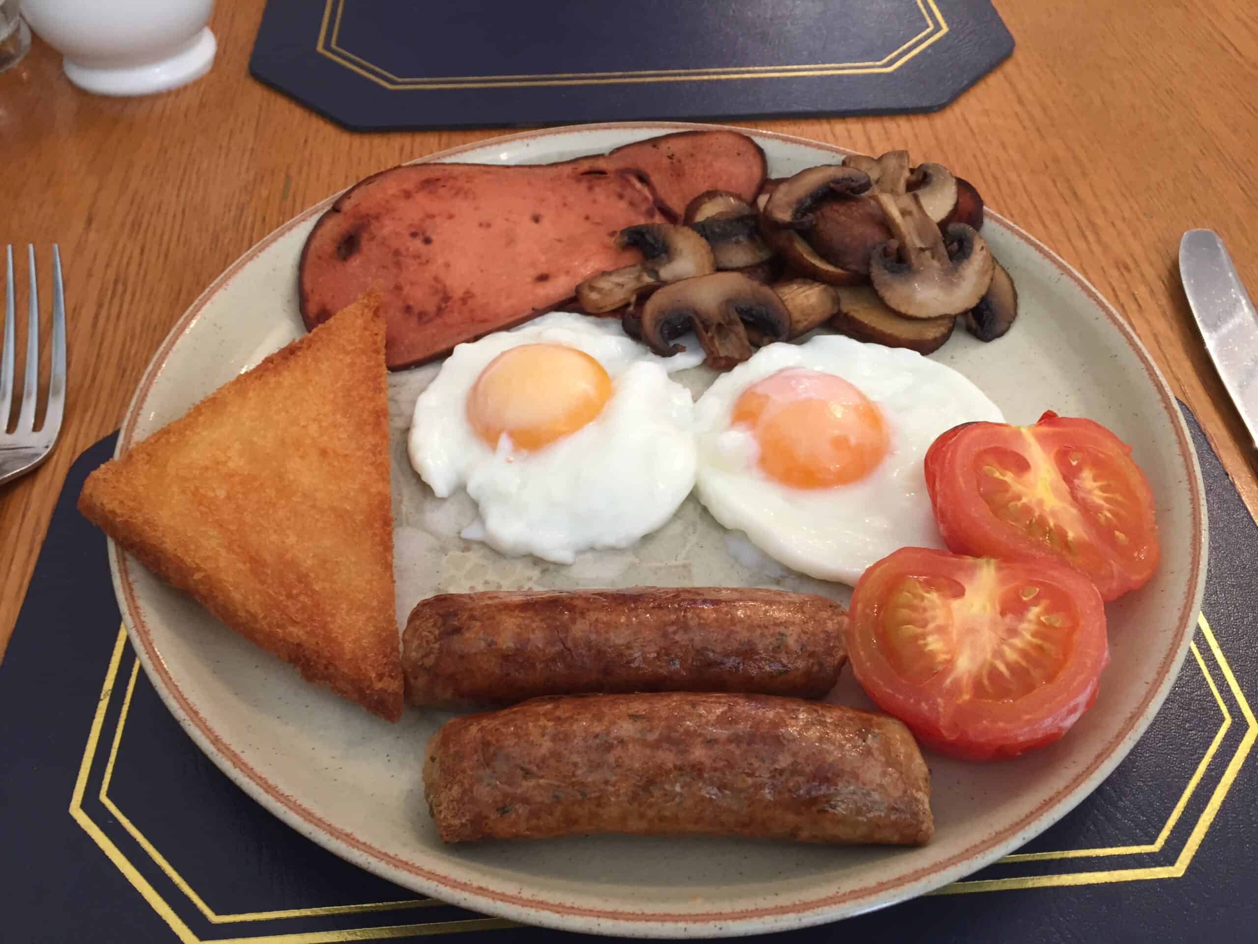 Full English Breakfast, Exmoor House, Dunster