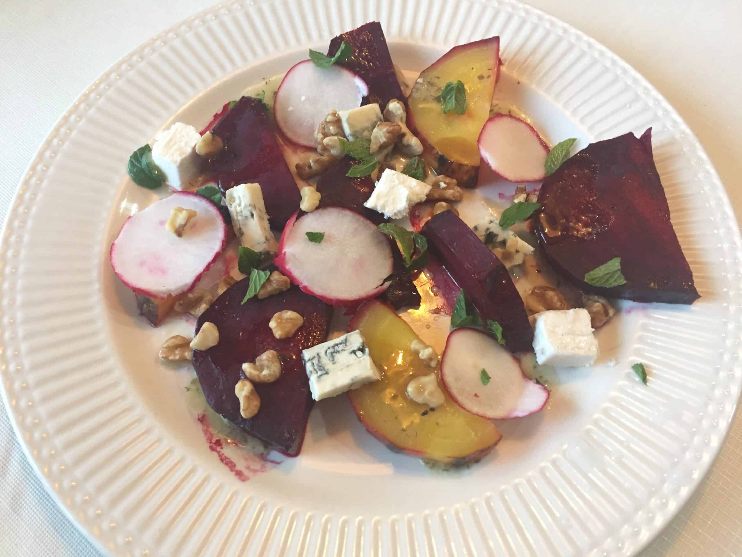 Roasted beet salad