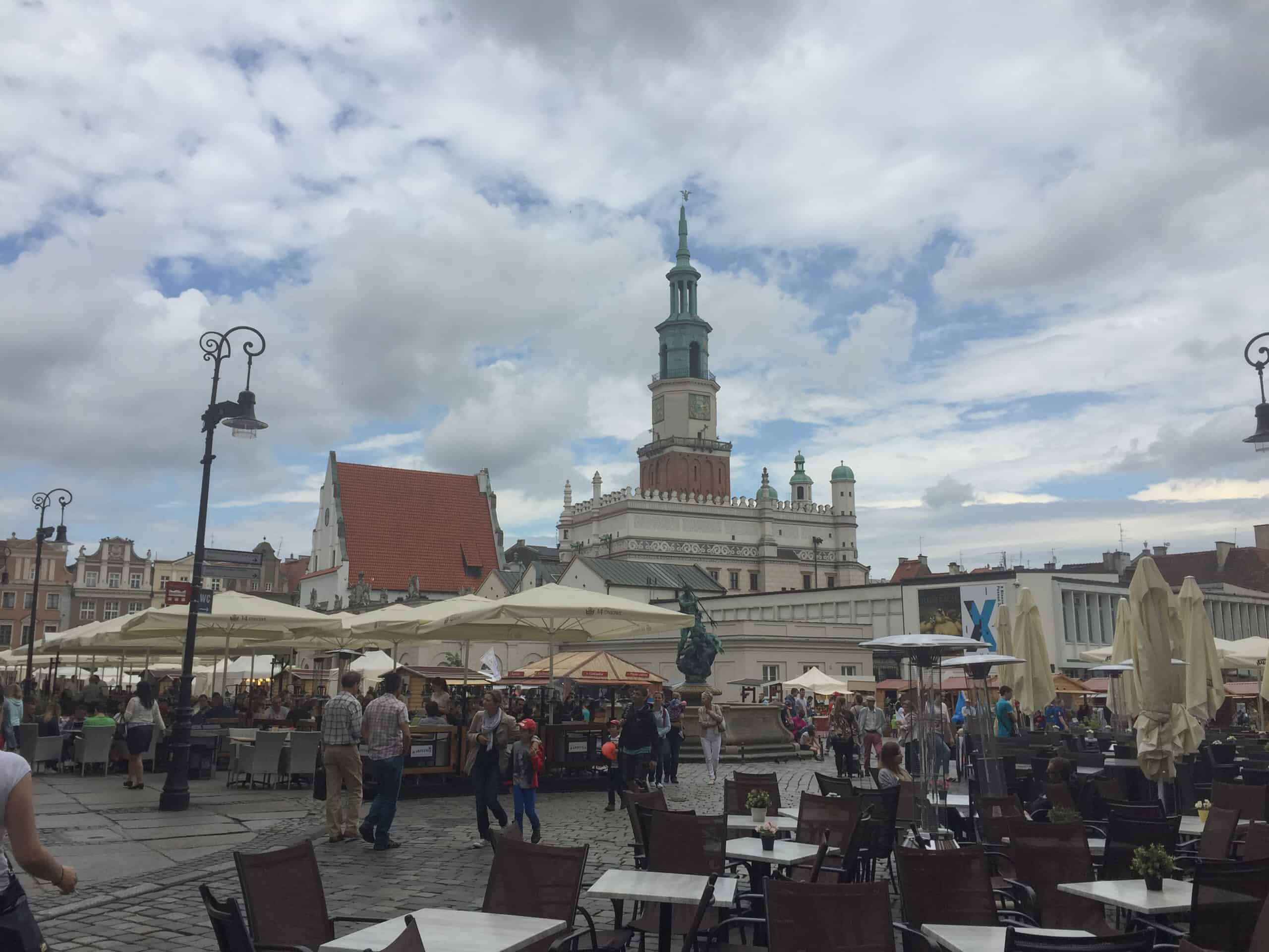 Market Square in Poznan Poland as discussed on The Places Where We Go podcast