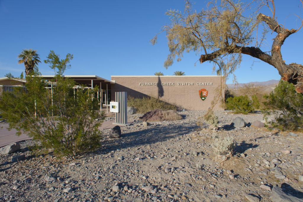 Furnace Creek Visitor Center. Death Valley National Park. Photo by https://theplaceswherewego.com/