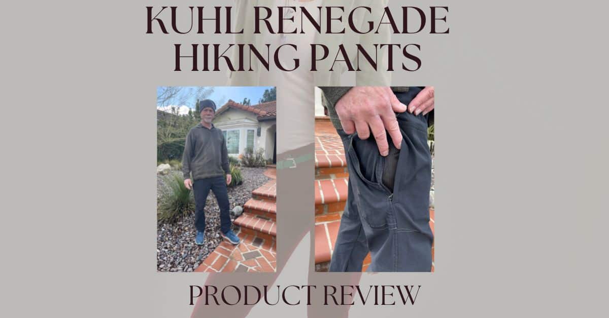 KUHL Renegade hiking pants blog cover image