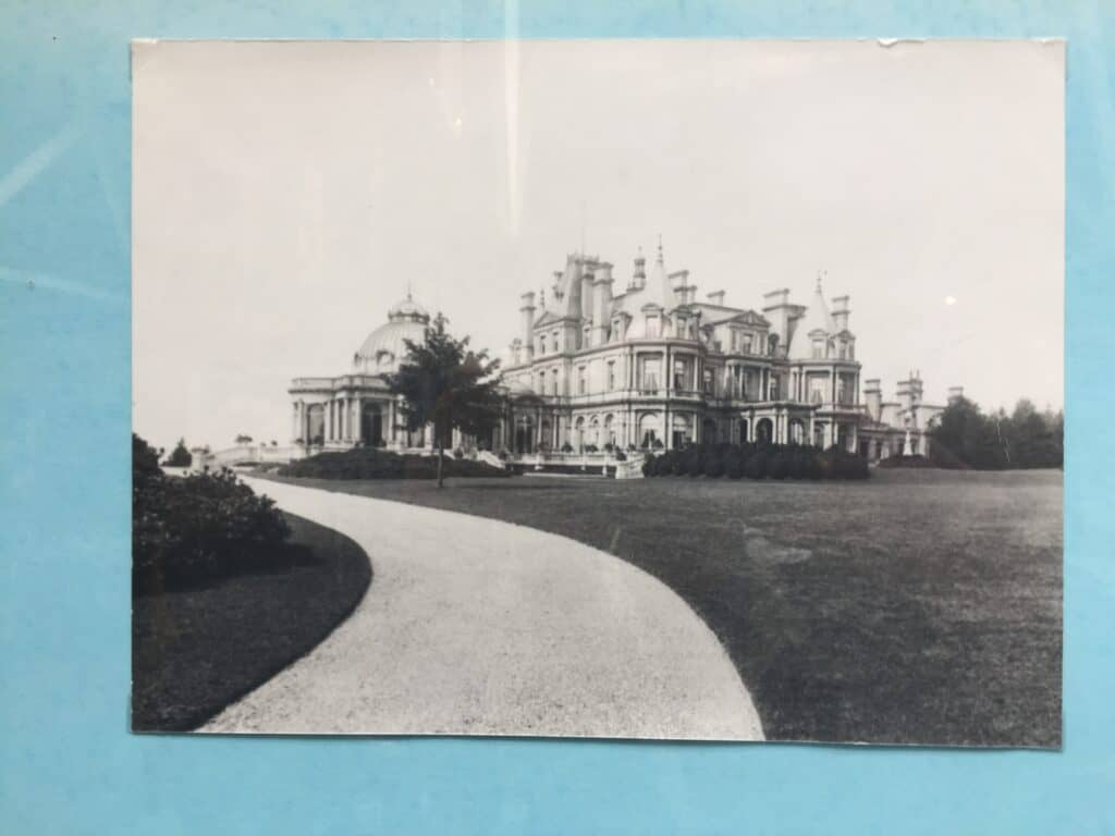 Photograph of the Halton Estate - displayed at the Trenchard Museum in Wendover, England