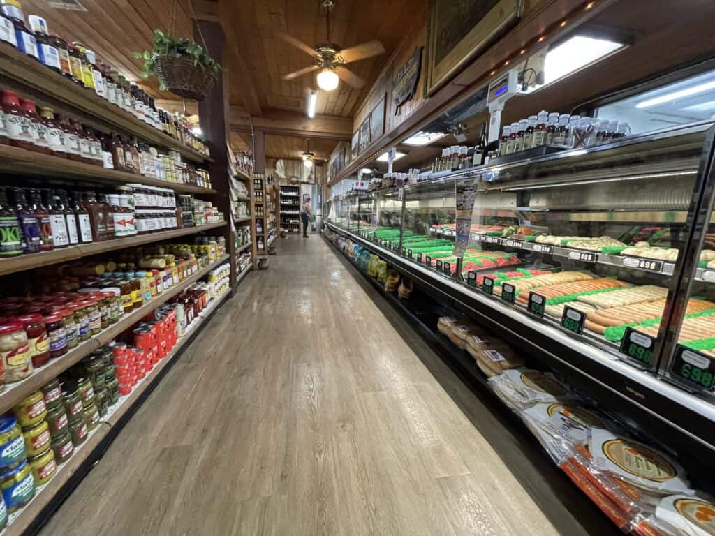 Aisle in Green Acres Market Simi Valley