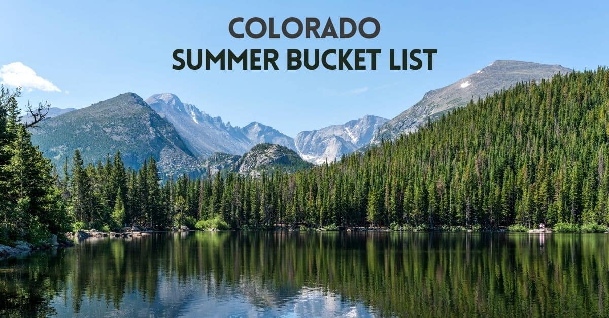 Colorado Summer Bucket List blog cover