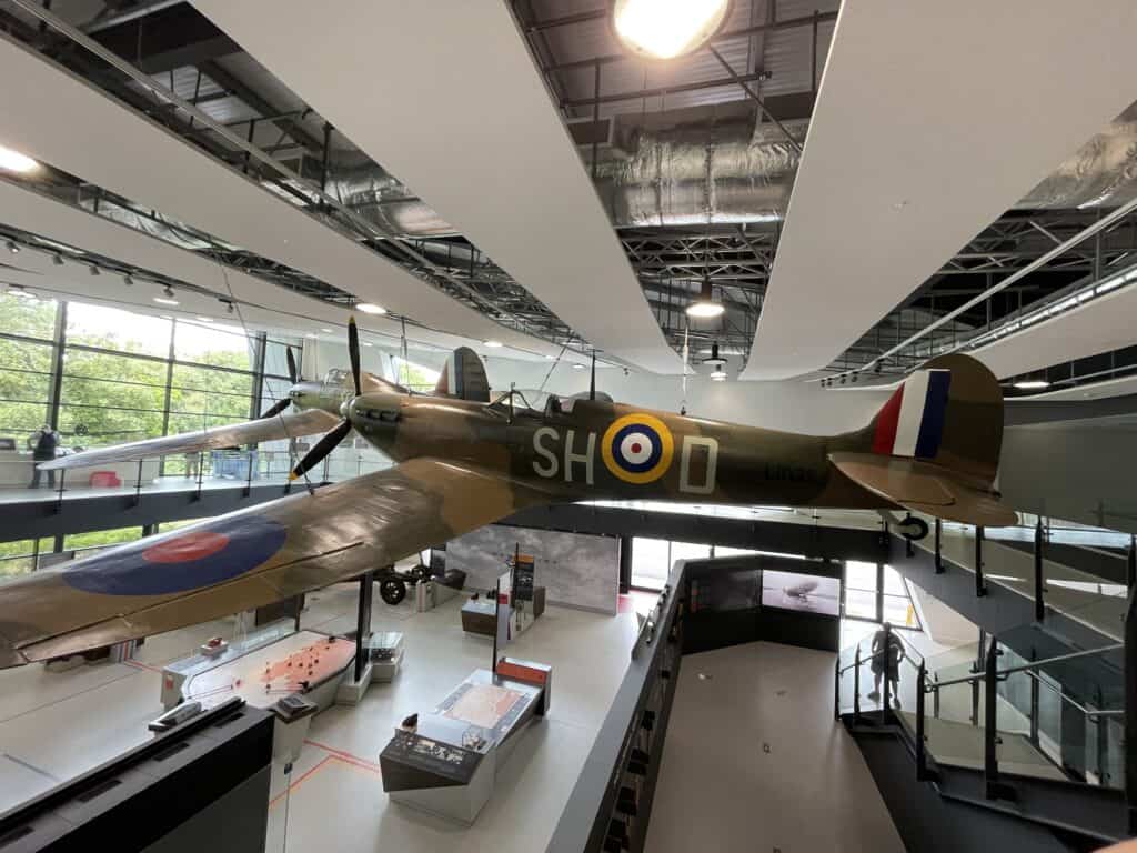 Supermarine Spitfire MK1 - Displayed at the Battle of Britain Bunker Museum