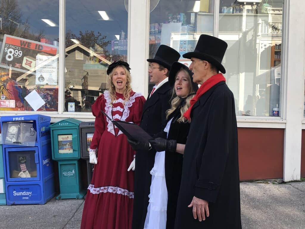 Carolers at Nevada City Victorian Christmas