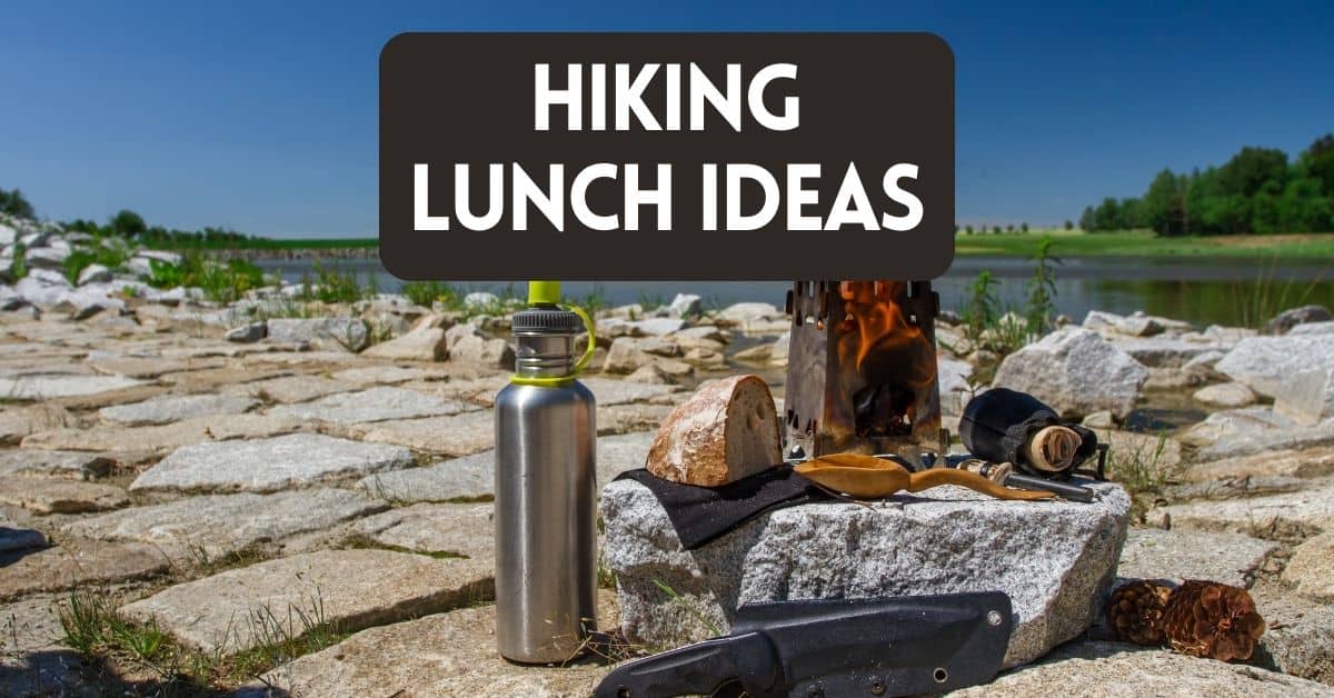 Hiking lunch ideas - blog post cover image