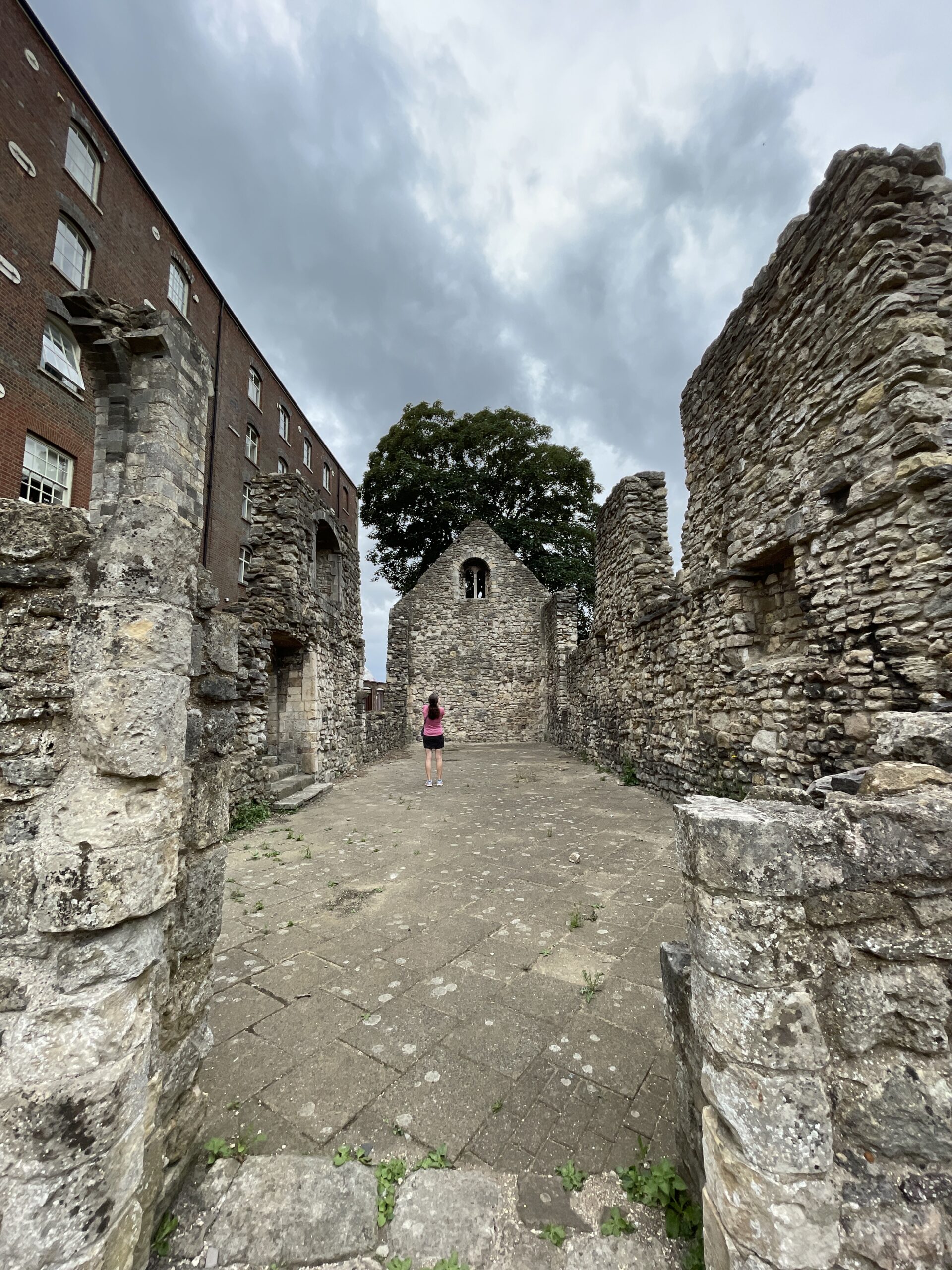 Ruins at Southampton City Walls