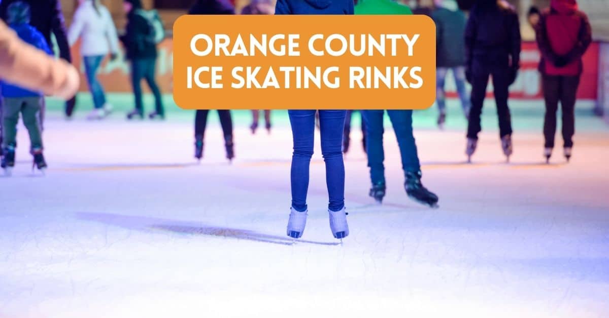 Blog post cover - Orange County ice skating rinks