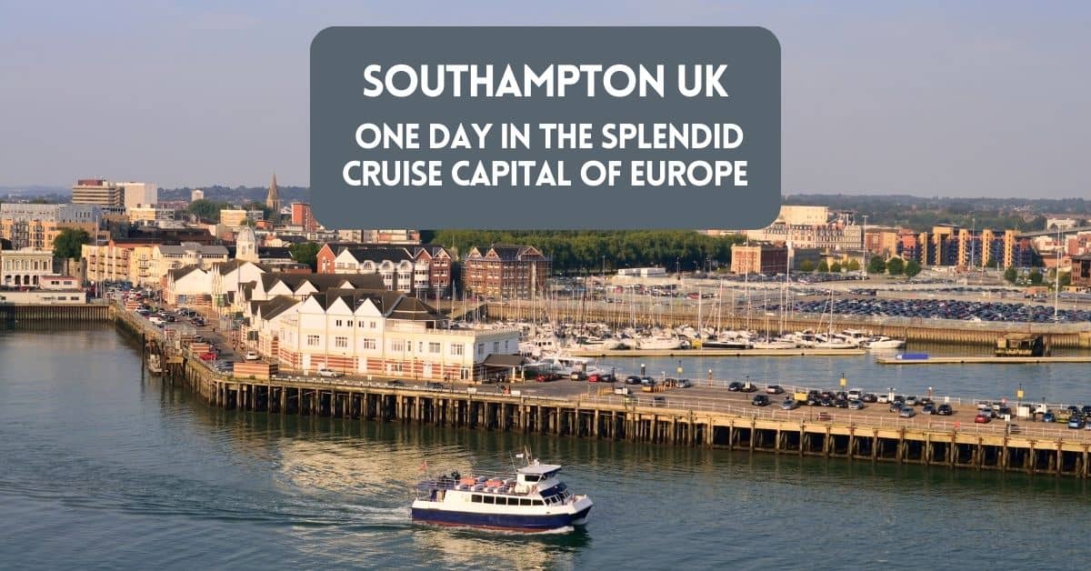 Blog post cover image - One day in Southampton