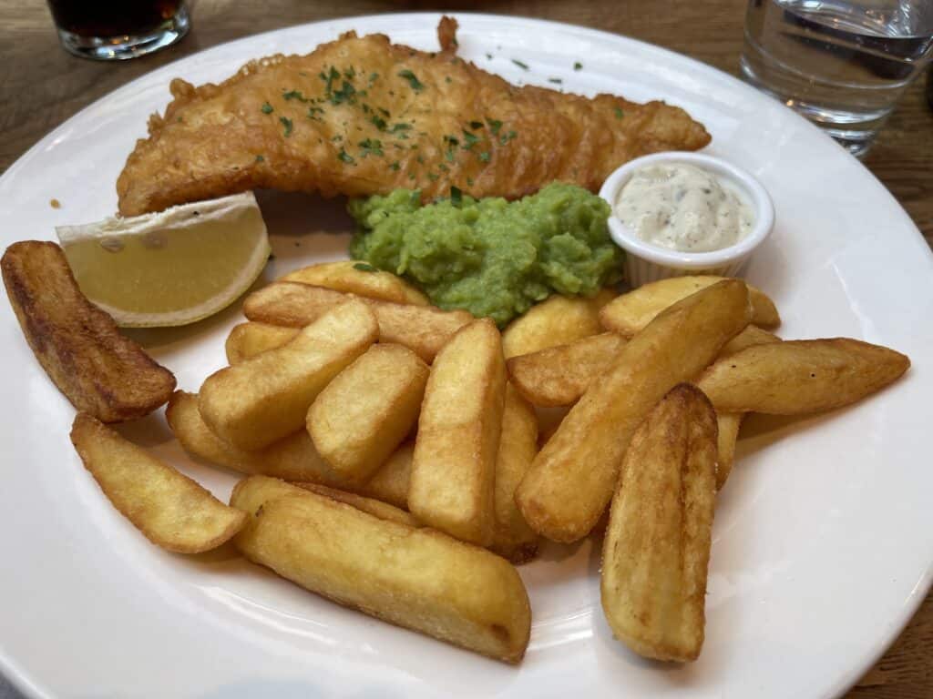 Fish and Chips - The Beauchamp, London