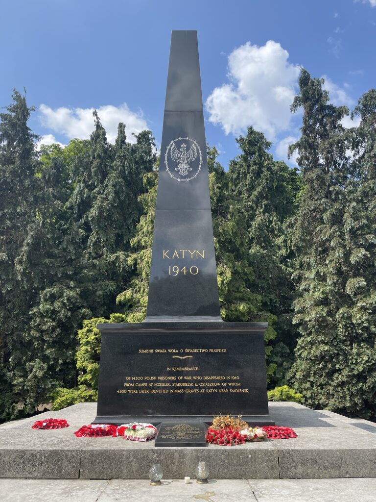 Katyn Memorial - Gunnersbury Cemetery - London