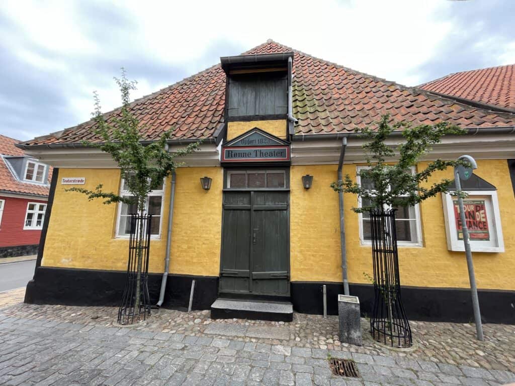 Ronne Theater outside view on Bornholm, Denmark