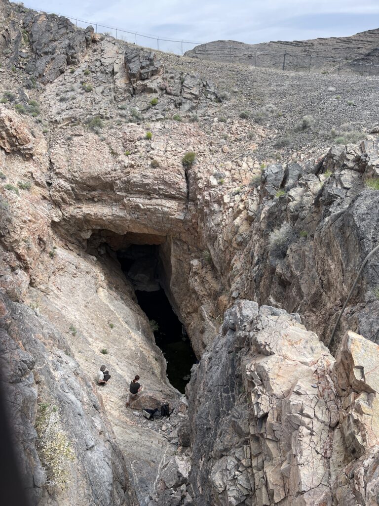 View of Devils Hole at Ash Meadows National Wildlife Refuge