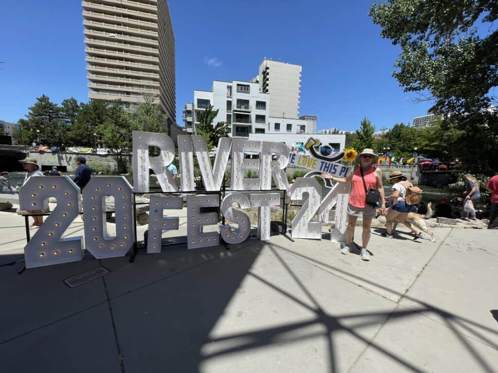 River Fest sign in Reno Nevada