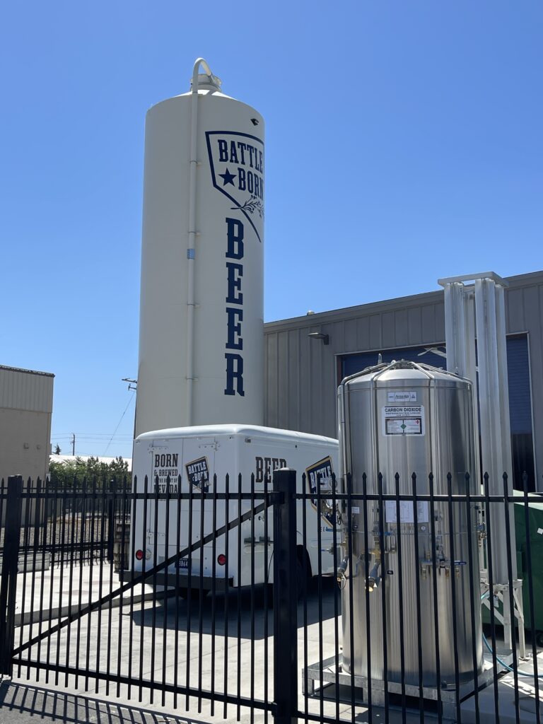 Outside view at Battle Born Brewery in Reno, Nevada