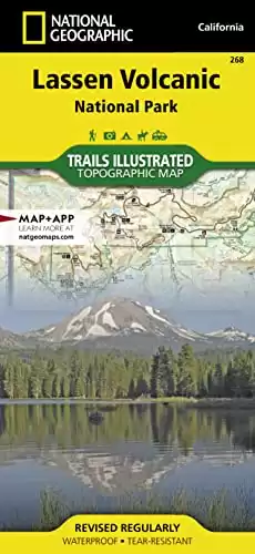 Lassen Volcanic National Park Map (National Geographic Trails Illustrated Map, 268)