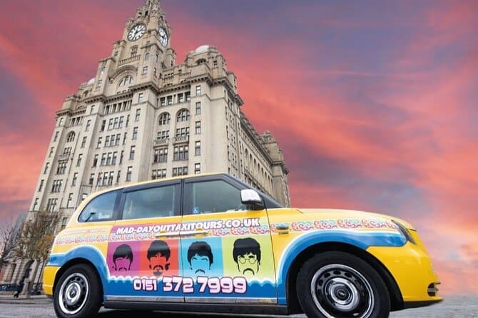 Mad Day Out Beatles Taxi in Liverpool