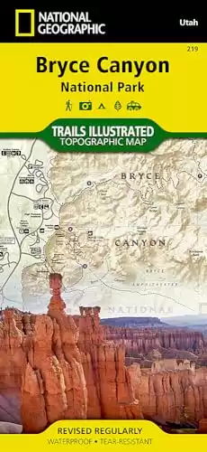 Bryce Canyon National Park Map (National Geographic Trails Illustrated Map, 219)