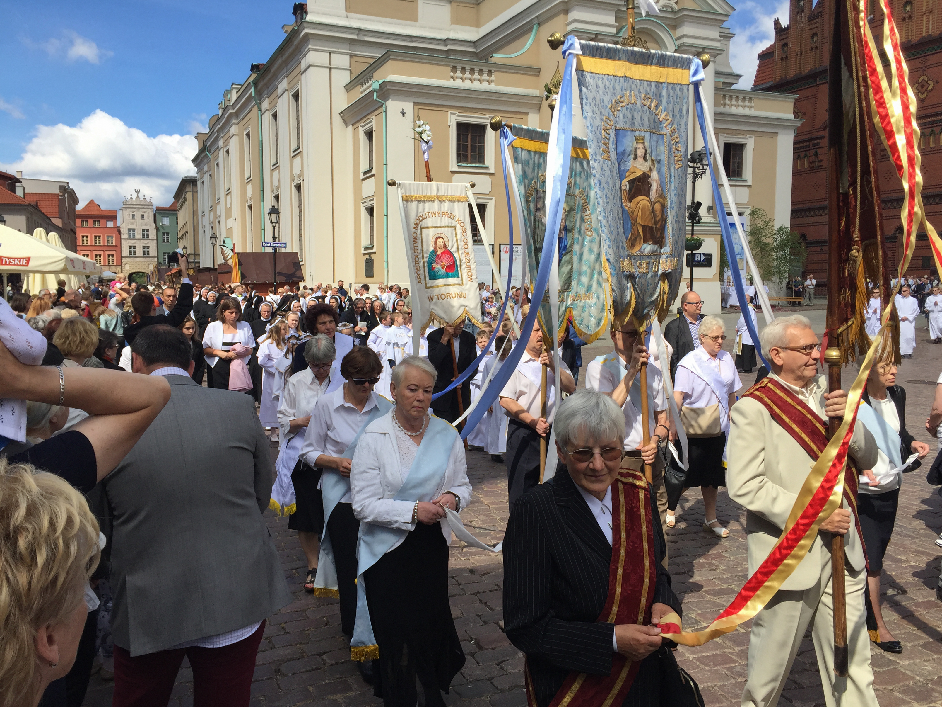 Corpus Christi procession in Torun, Poland