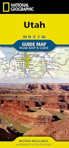 Utah Map (National Geographic Guide Map)