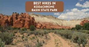 Cover image for blog post on best hikes in Kodachrome Basin State Park