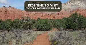 Blog post cover image - the best time to visit Kodachrome Basin State Park