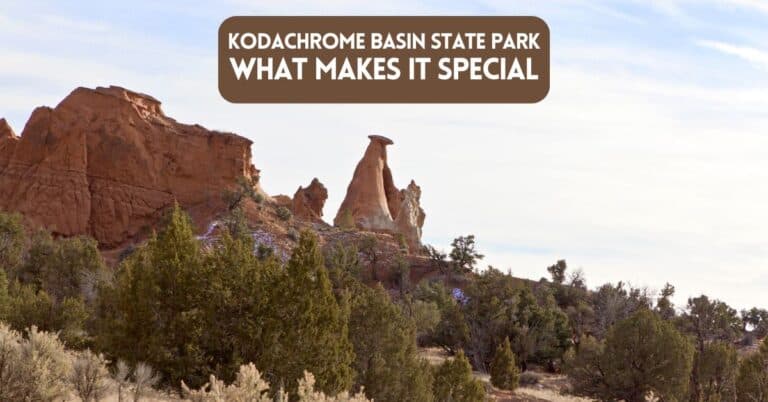 Cover image for blog post about what makes Kodachrome Basin State Park special