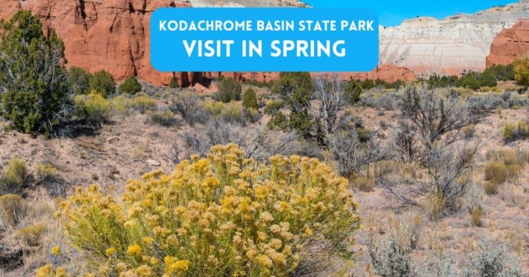 Blog post cover image - Kodachrome Basin State Park in Spring