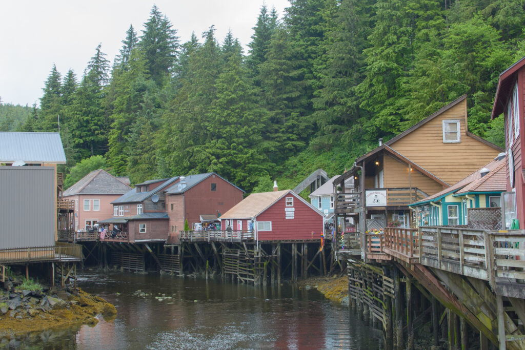 Creek Street area in Ketchikan