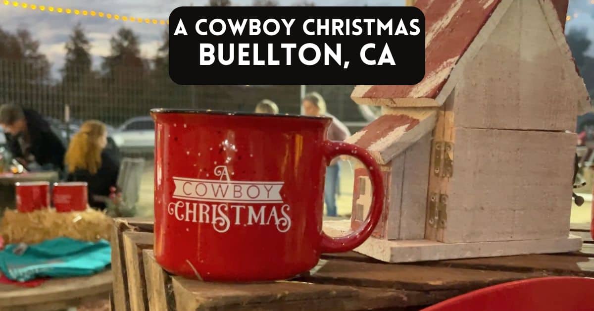 A Cowboy Christmas - Blog articel cover image showing a cup with the label "A Cowboy Christmas"