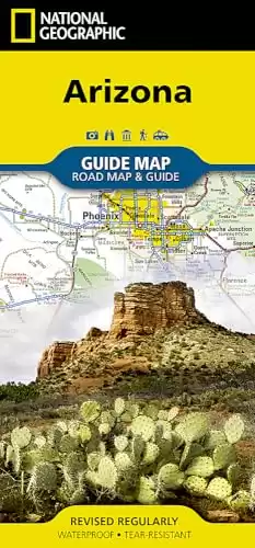 Arizona (National Geographic Guide Map)