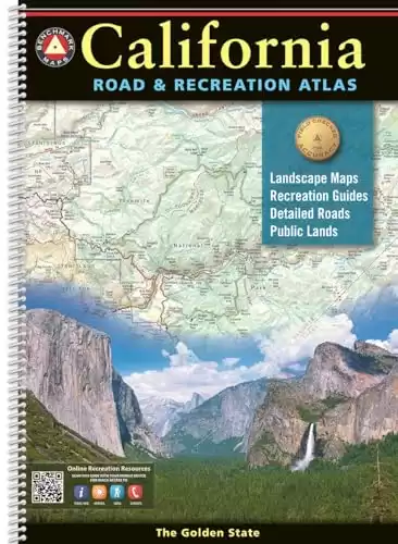 California Road & Recreation Atlas - 12th Edition, 2024