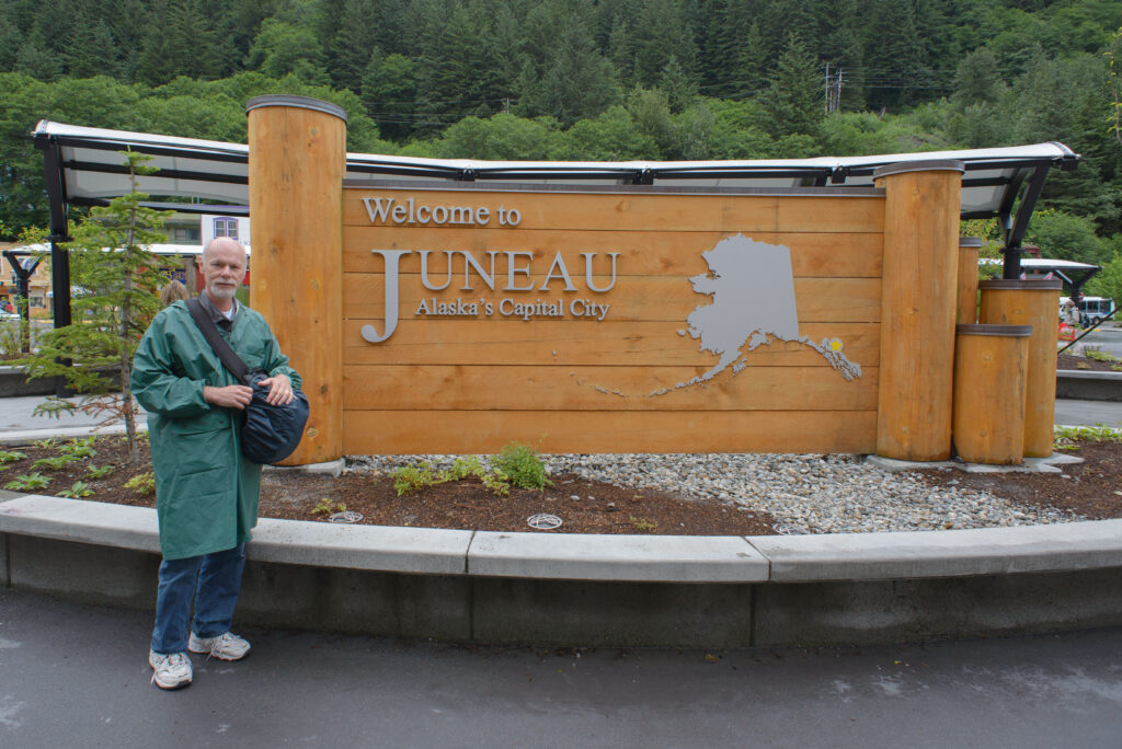 Welcome to Juneau Alaska sign