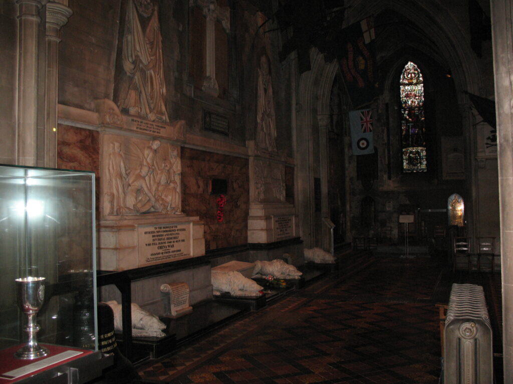 Inside St Patrick's Cathedral in Dublin