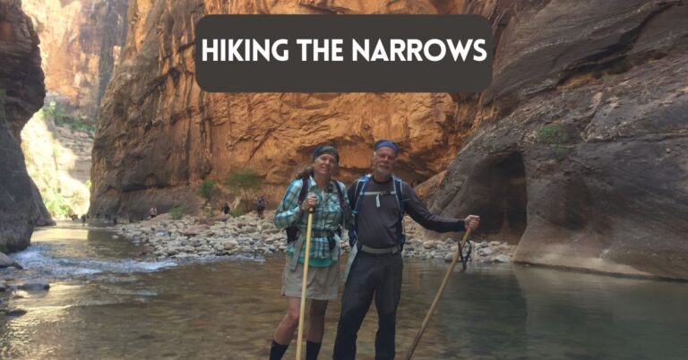 Cover image for blog post on hiking the Narrows