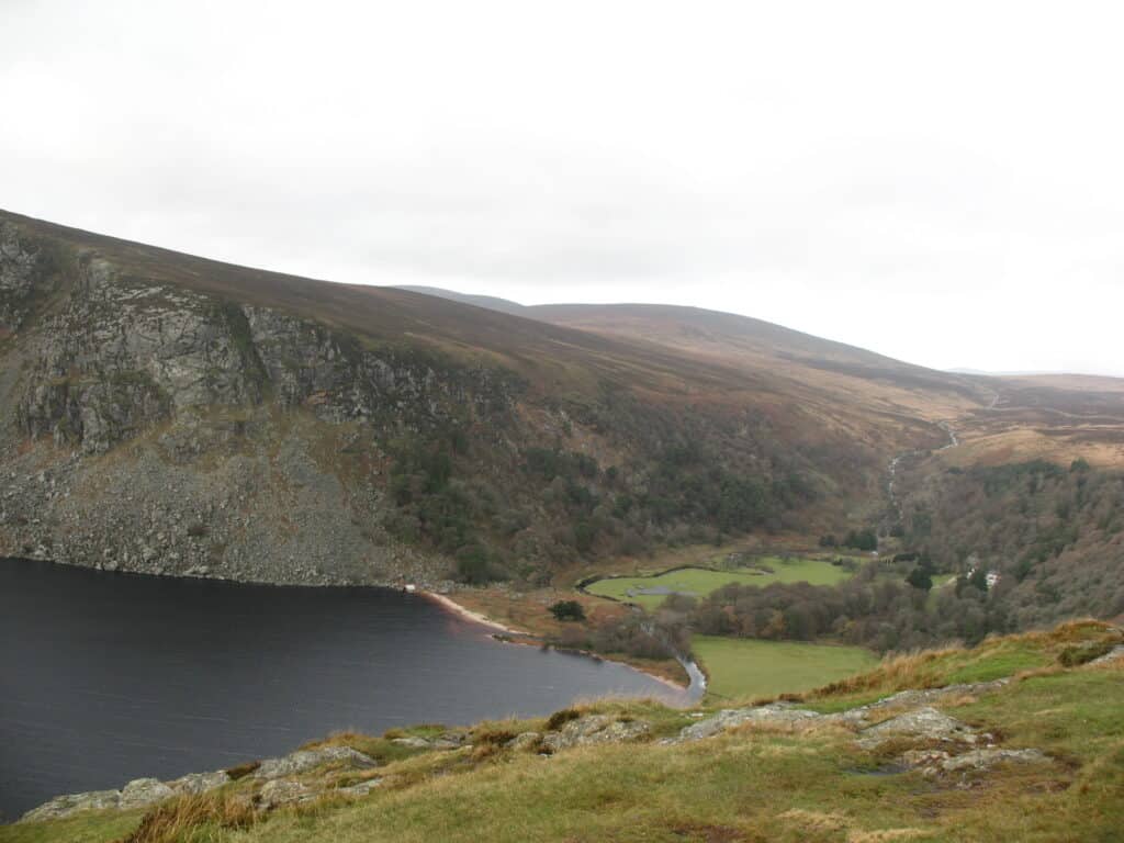View of Wicklow Mountains in Ireland