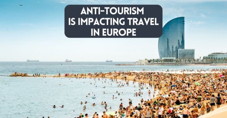 cover image for blog post about anti-tourism imapct in Europe