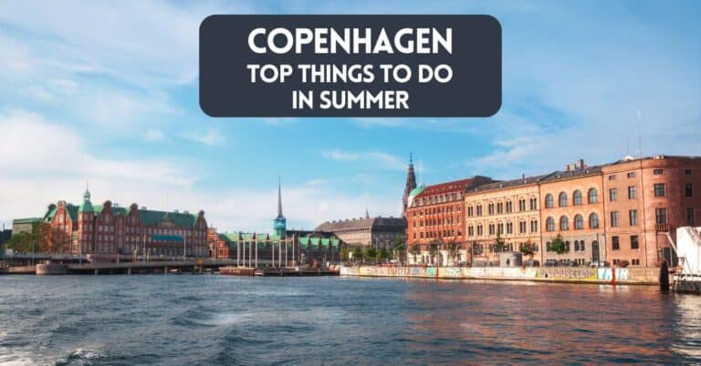Blog post cover for top things to do in summer in Copenhagen