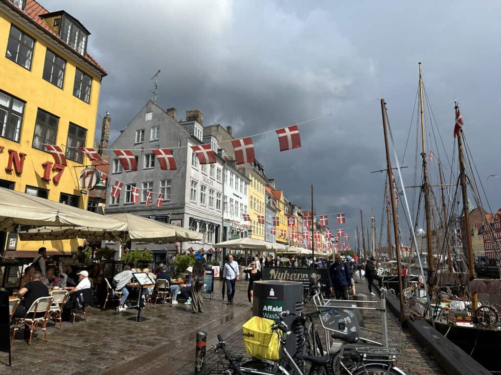 View of Nyhavn in Copenhagen