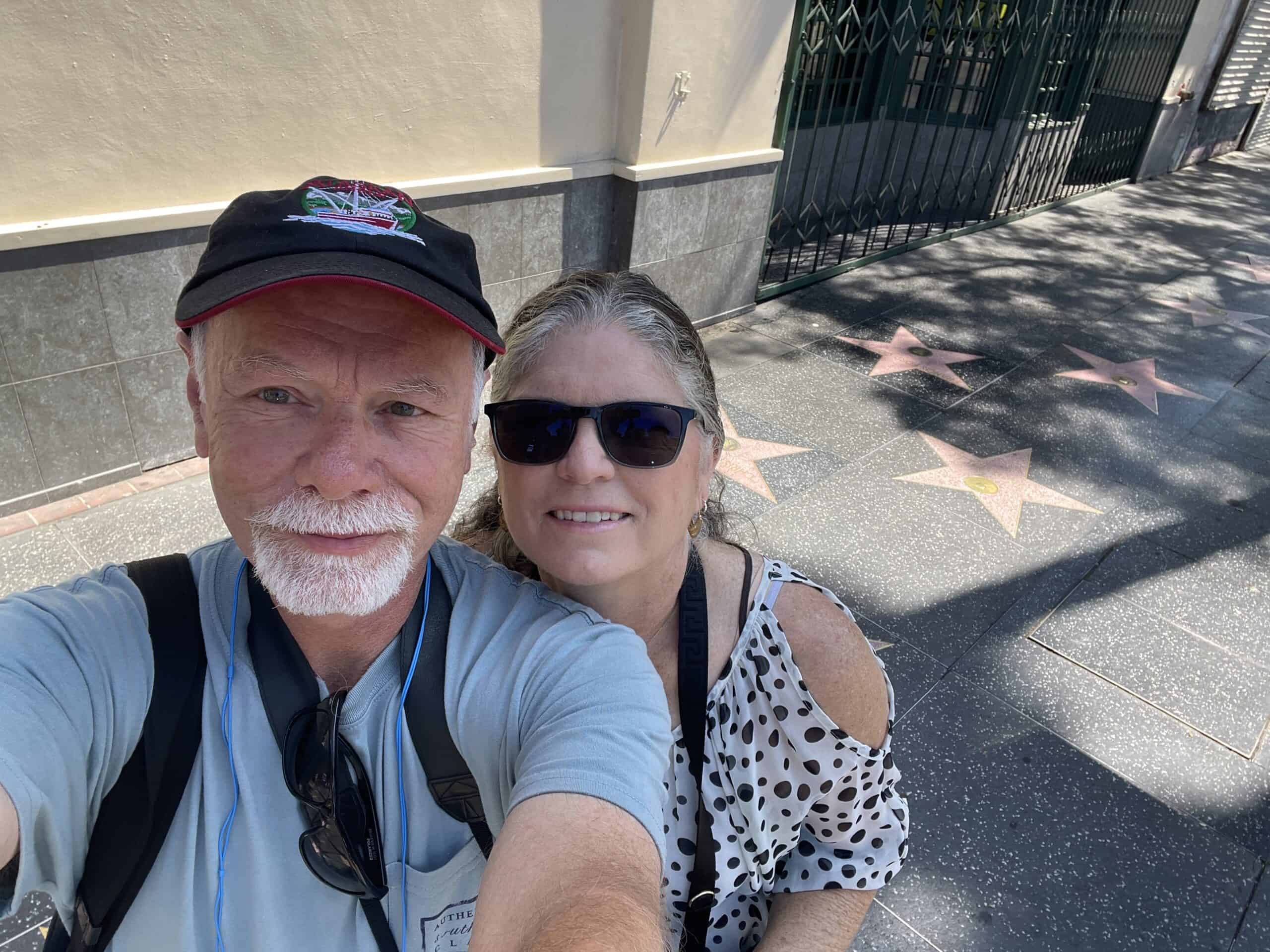 The Places Where We Go visit Hollywood Walk of Fame